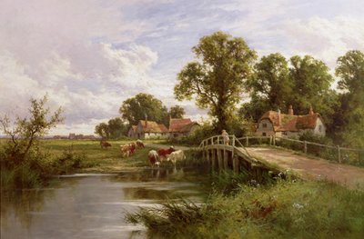 Auf der Themse bei Marlow von Henry Parker