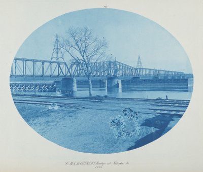 C.M. & St. P. RR Brücke bei Sabula, Ia. von Henry Peter Bosse