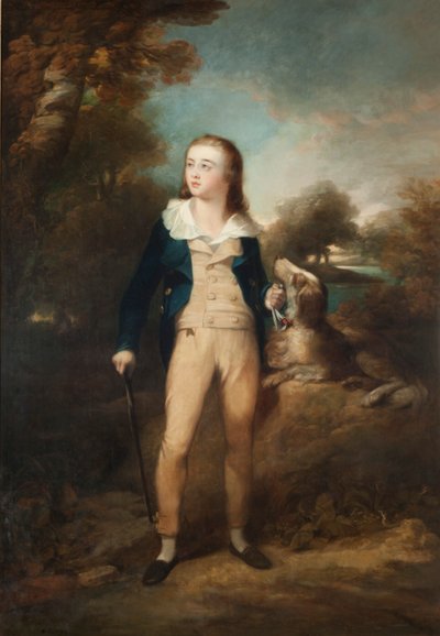 Master Cathcart und Hund, ca. 1810 von Henry Raeburn