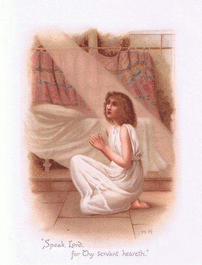 Sprich, Herr, denn dein Diener hört. von Henry Ryland