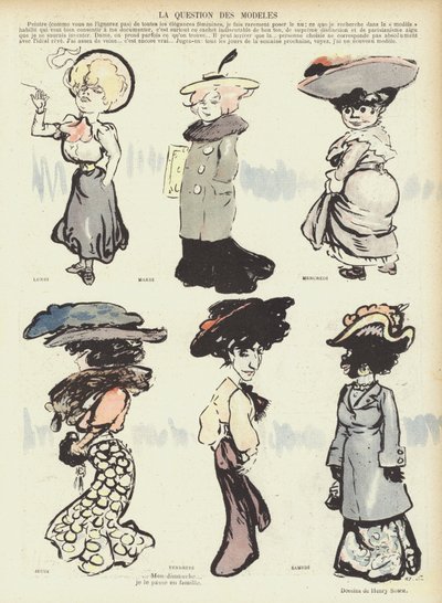 Illustration für Le Rire von Henry Somm