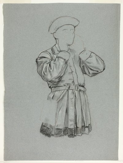 Unvollendete Skizze eines Mannes in Tunika von Henry Stacy Marks