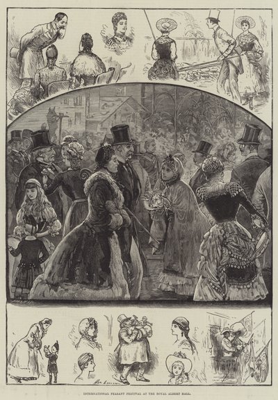 Internationales Bauernfest in der Royal Albert Hall von Henry Stephen Ludlow