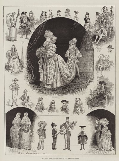 Jugendlicher Kostümball im Mansion House von Henry Stephen Ludlow