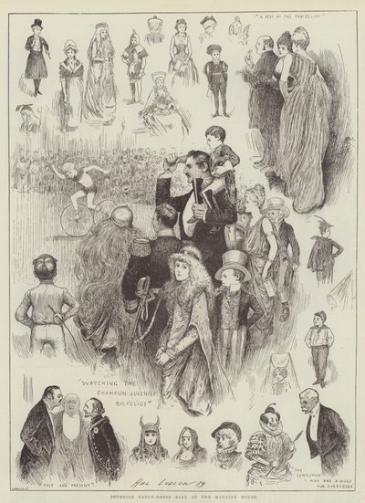 Jugendlicher Kostümball im Mansion House von Henry Stephen Ludlow