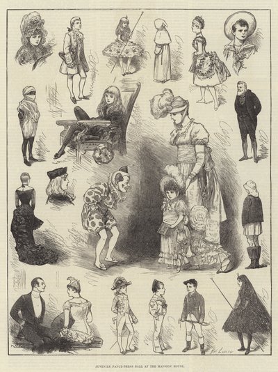Jugendlicher Kostümball im Mansion House von Henry Stephen Ludlow