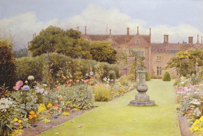 Der Grasweg, Helmingham Hall, 1892 (Aquarell auf Papier) von Henry Terry