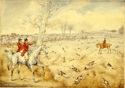 Jagdszenen: Über die Hecke von Henry Thomas Alken