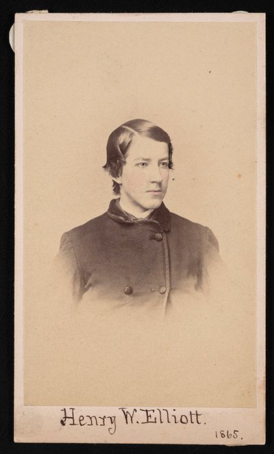 Porträt von Henry Wood Elliott 1846-1930, 1865 von Henry Ulke
