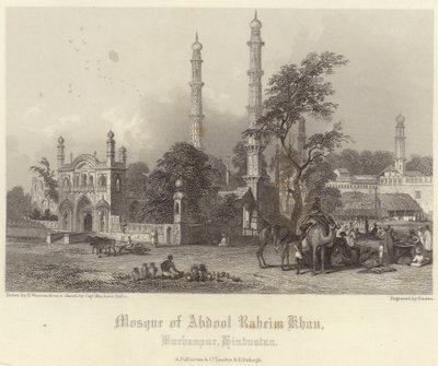 Moschee von Abdul Raheim Khan von Henry Warren