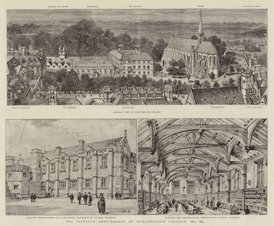 Das fünfzigste Jubiläum des Marlborough College, 1843-1893 von Henry William Brewer