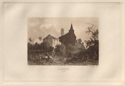 Das malerische und romantische Rheinland: Kronenburg Eifel, 1928 von Henry Winkles
