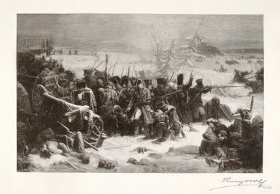 Marschall Ney hält die Nachhut von Henry Wolf
