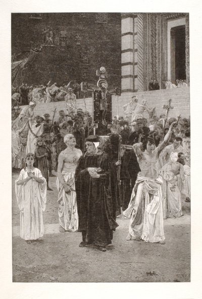 Die Geißler (Detail) von Henry Wolf
