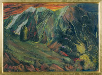 Dante und Virgil in der Hölle: Luzifer 1895 von Henry de Groux