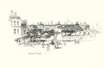 Bethlehem Krankenhaus, London von Herbert (after) Railton
