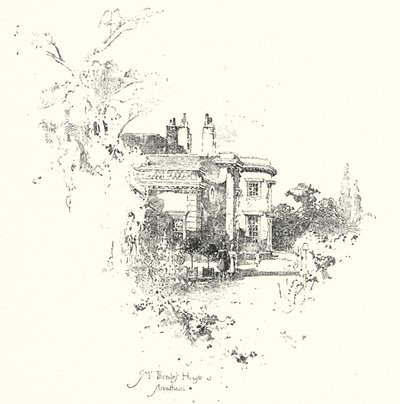 Haus von Mrs. Thrale, Streatham von Herbert (after) Railton