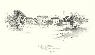 Der Sitz von Edmund Burke, Beaconsfield von Herbert (after) Railton