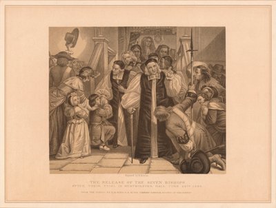 Die Freilassung der sieben Bischöfe, 1688 von Herbert Bourne