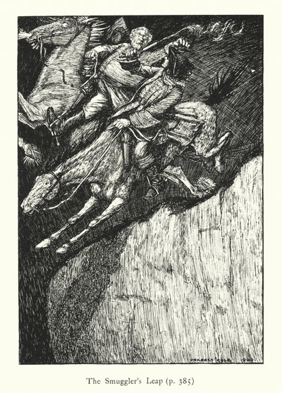 Ingoldsby Legenden: Der Sprung des Schmugglers, S. 385 von Herbert Cole