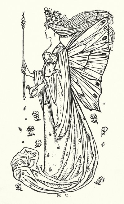 Lied der Feenkönigin (Gravur) von Herbert Cole