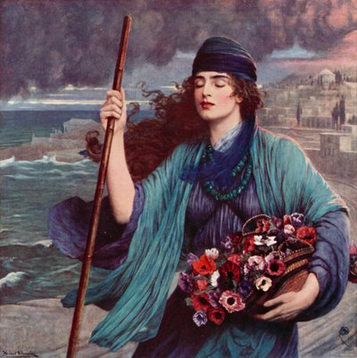 Nydia, das blinde Mädchen von Pompeji von Herbert Gustave after Schmalz
