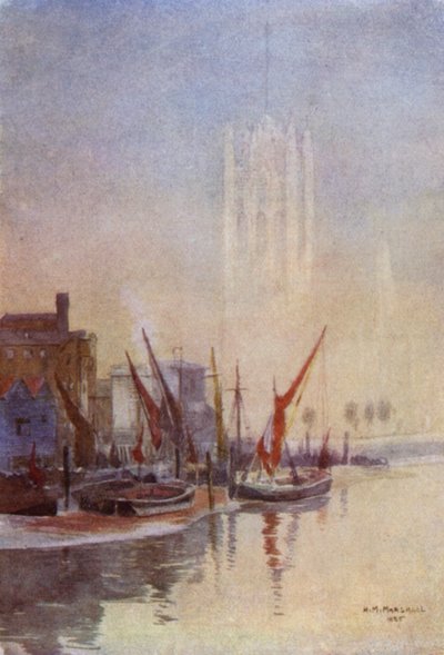 Herbstmorgen, Millbank von Herbert Menzies (after) Marshall