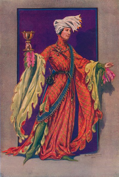 Ein Edelmann. Ende des vierzehnten Jahrhunderts, 1926 von Herbert Norris
