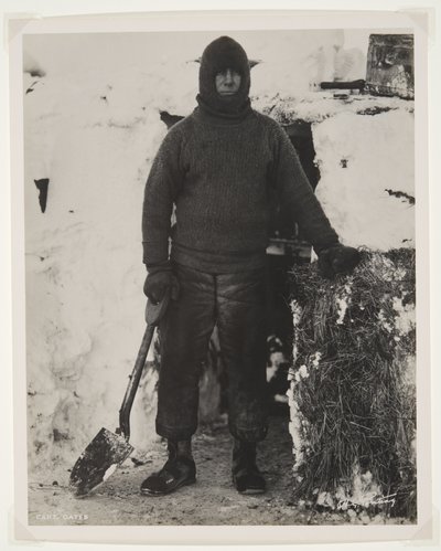 Kapitän Oates während der Terra Nova Expedition (1910-13) zum Südpol von Herbert Ponting