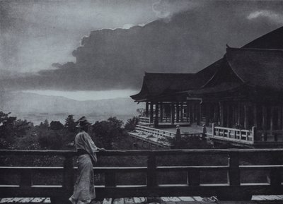 Mondlicht am Kiyomizu-dera von Herbert Ponting