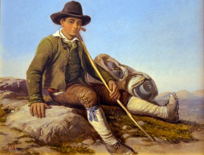 Berger de la Brigue, ca. 1850 von Hercule Trachel