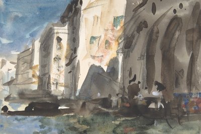 Brücke am Canal Grande, Venedig, 19. Jahrhundert von Hercules Brabazon Brabazon