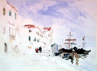Schiffe vor Anker in der Nähe des Redentore, Venedig von Hercules Brabazon Brabazon
