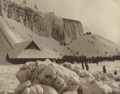 Ansicht der Niagarafälle im Winter von Herman F. Nielson