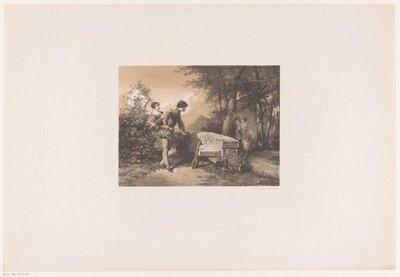 Zwei Paare in einem Park von Herman Frederik Carel ten Kate