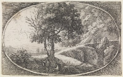 Landschaft (Nr. 11 aus der Serie: variae campestrum fantasiae) von Herman van Swanevelt