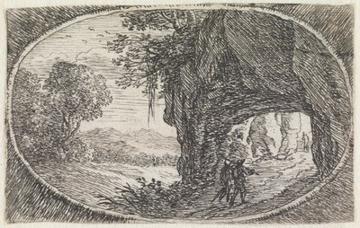 Landschaft (Nr. 23 aus der Serie: variae campestrum fantasiae) von Herman van Swanevelt