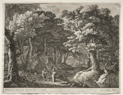 Die Büßer: Die Versuchung des heiligen Antonius von Herman van Swanevelt