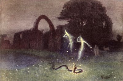 Irrlicht und Schlange von Hermann Hendrich