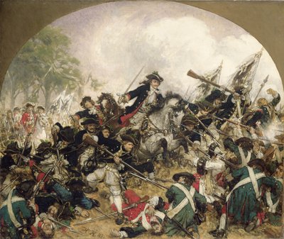 Der Alte Dessauer in der Schlacht von Turin, 1883 von Hermann Joseph Wilhelm Knackfuss