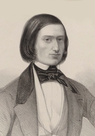 Porträt von Jacques Offenbach von Hermann Raunheim