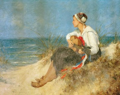 Besinnliche Stunde am Strand von Hermann Seeger
