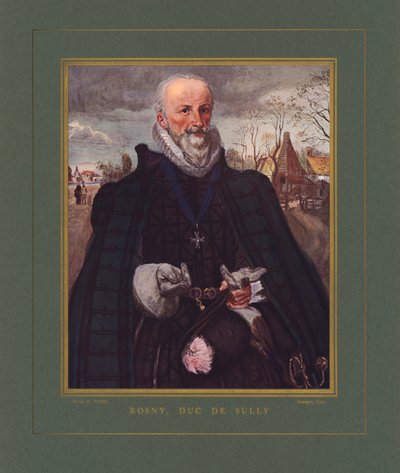 Maximilien de Béthune, Herzog von Sully, Premierminister von Frankreich während der Herrschaft von König Heinrich IV. von Hermann Vogel