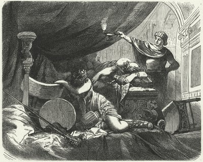 Der Morgen nach einem römischen Fest von Hermann Vogel