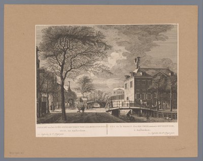 Blick auf das Oudezijds Huiszittenhuis in Amsterdam von Hermanus Petrus Schouten (possibly)
