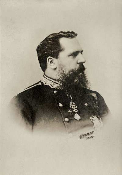 Porträt von Don Carlos Prinz von Bourbon von Heyman