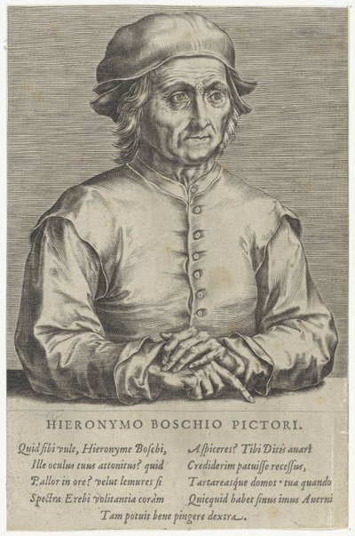 Porträt von Hieronymus Bosch von Hieronymus (after) Bosch