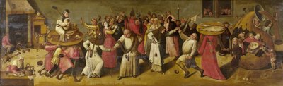 Kampf zwischen Karneval und Fastenzeit, ca. 1600-20 von Hieronymus Bosch