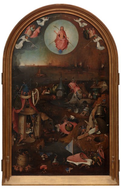 Zentrales Panel des Jüngsten Gerichts von Hieronymus Bosch