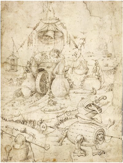 Höllische Landschaft von Hieronymus Bosch